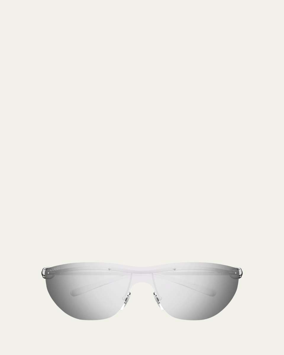 Horsebit Metal Wrap Sunglasses